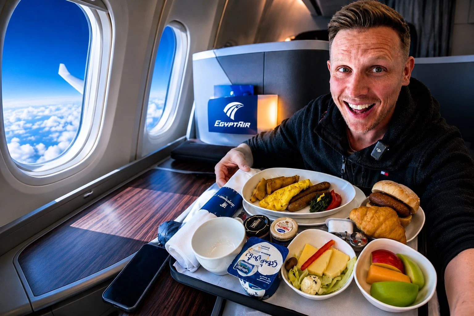 EgyptAir 787 Dreamliner Business Class (Cairo to Dubai) — Has Africa’s Most Infamous Airline Transformed?