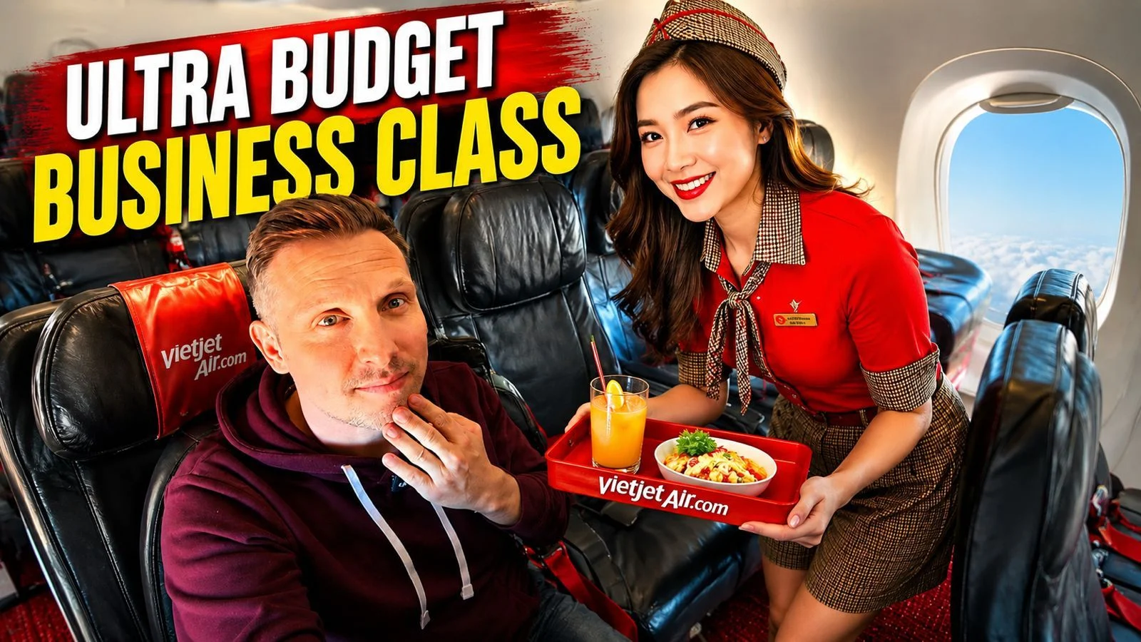 The BRUTAL Vietnamese Ultra-Budget “Business Class” Experience: VietJet SkyBoss